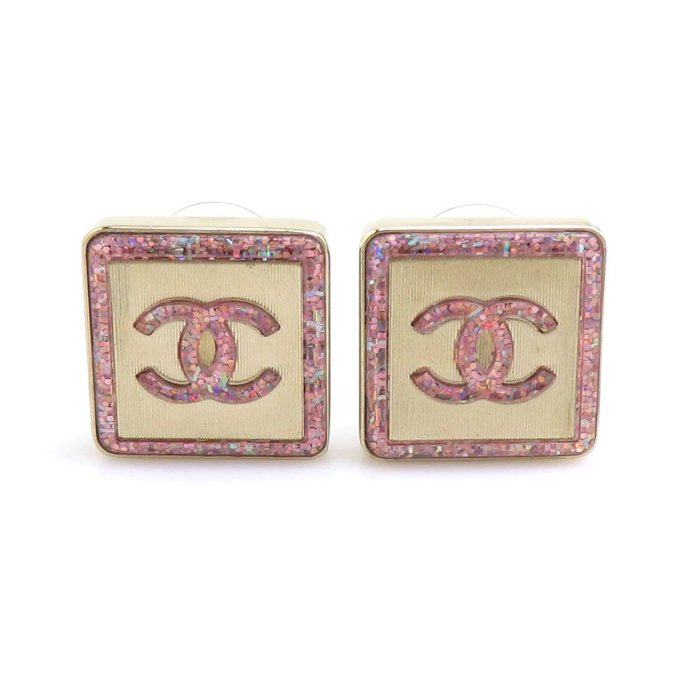 CHANEL Pink Earrings - Picture 1 of 9